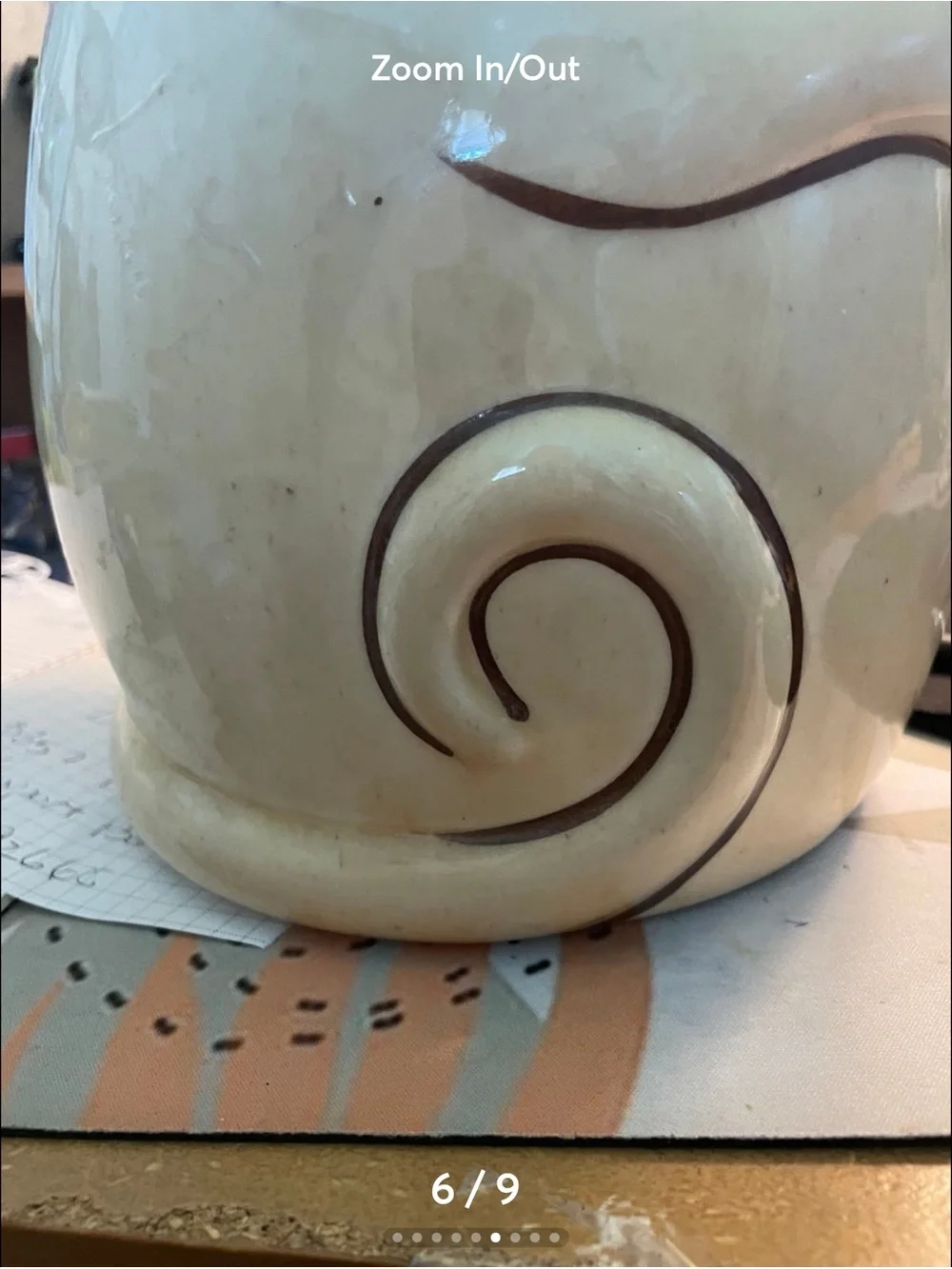 Mouse Cookie Jar Whimsical Vintage N.S. Gustin Ceramic